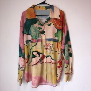 Matisse Style Women’s XXL Button Down Long Sleeve Shirt